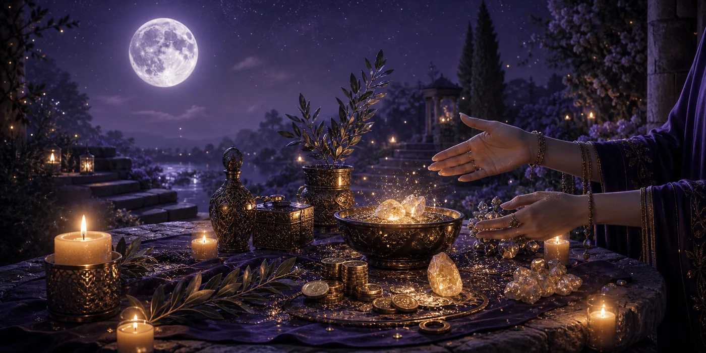 Rituel argent Lunarys, abondance et valeur personnelle Rituel argent
